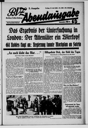 Berliner Volkszeitung vom 17.07.1936