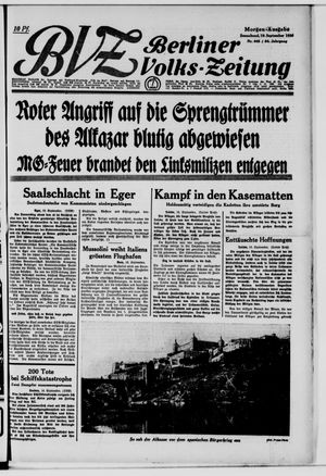Berliner Volkszeitung vom 19.09.1936