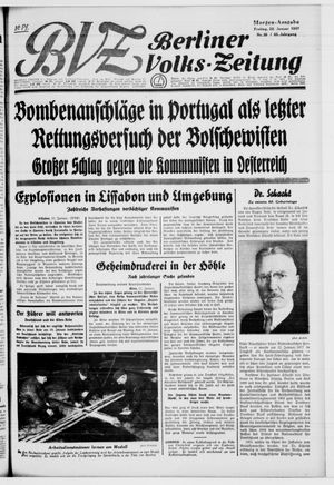 Berliner Volks-Zeitung vom 22.01.1937
