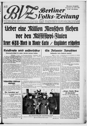 Berliner Volkszeitung vom 28.01.1937