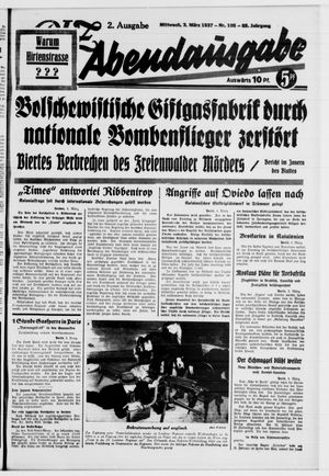 Berliner Volks-Zeitung vom 03.03.1937