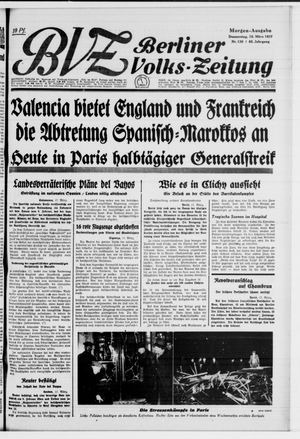 Berliner Volkszeitung vom 18.03.1937
