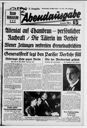 Berliner Volkszeitung vom 18.03.1937