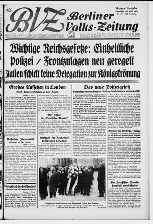 Berliner Volkszeitung vom 20.03.1937