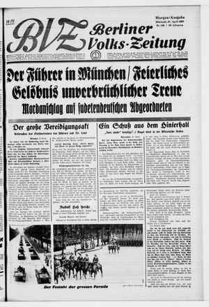 Berliner Volkszeitung on Apr 21, 1937