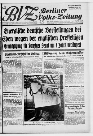 Berliner Volkszeitung vom 06.05.1937