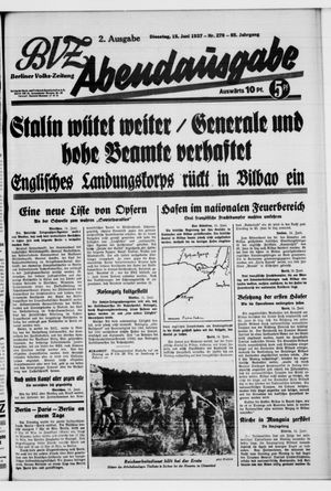 Berliner Volkszeitung on Jun 15, 1937