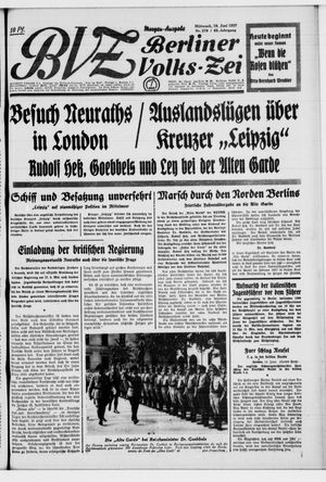 Berliner Volkszeitung on Jun 16, 1937