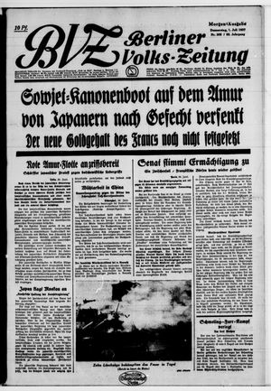 Berliner Volks-Zeitung vom 01.07.1937