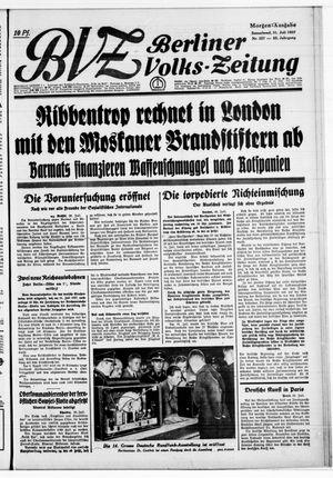 Berliner Volkszeitung vom 31.07.1937