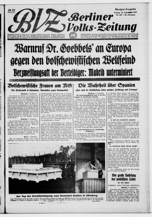 Berliner Volkszeitung vom 10.09.1937