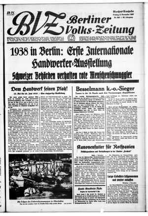 Berliner Volkszeitung vom 05.11.1937