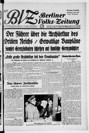 Berliner Volks-Zeitung vom 23.01.1938