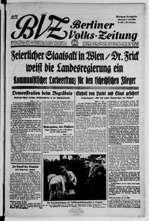 Berliner Volks-Zeitung on Jun 1, 1938