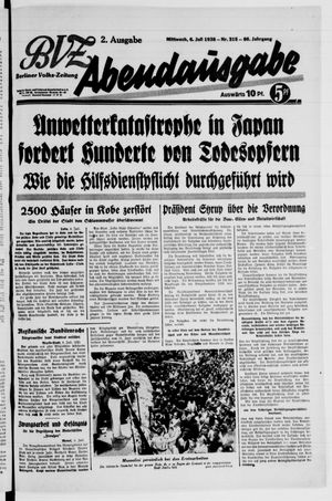 Berliner Volks-Zeitung vom 06.07.1938