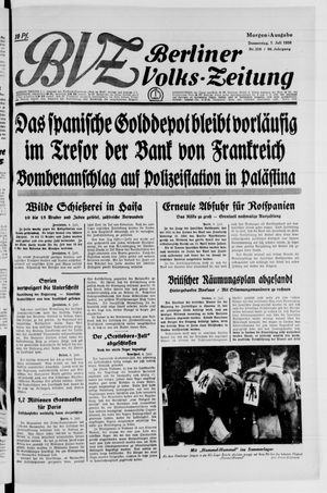 Berliner Volks-Zeitung vom 07.07.1938