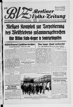 Berliner Volks-Zeitung vom 14.07.1938