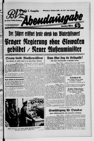Berliner Volkszeitung vom 05.10.1938