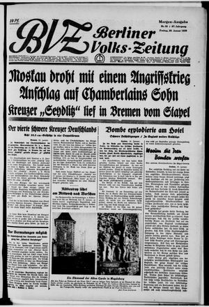 Berliner Volkszeitung on Jan 20, 1939