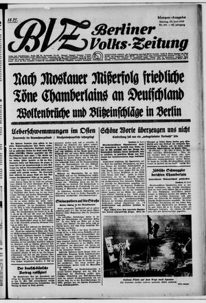Berliner Volkszeitung vom 25.06.1939