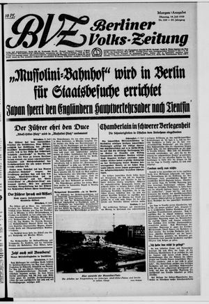 Berliner Volks-Zeitung vom 18.07.1939