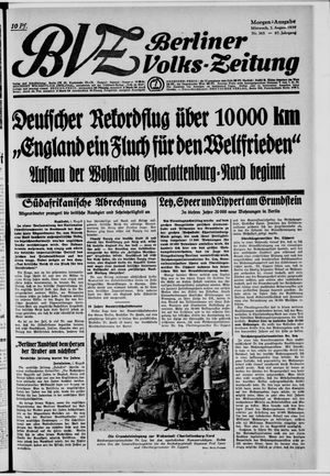 Berliner Volks-Zeitung vom 02.08.1939