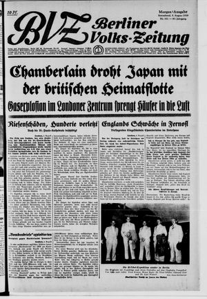 Berliner Volkszeitung vom 05.08.1939