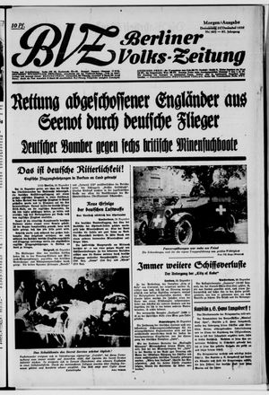 Berliner Volkszeitung vom 21.12.1939