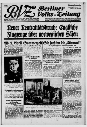 Berliner Volks-Zeitung vom 27.02.1940