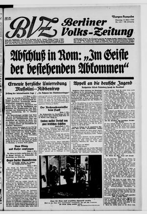 Berliner Volkszeitung vom 12.03.1940