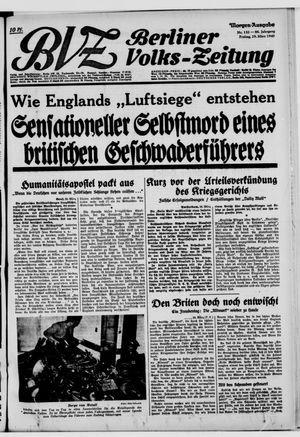 Berliner Volkszeitung vom 29.03.1940