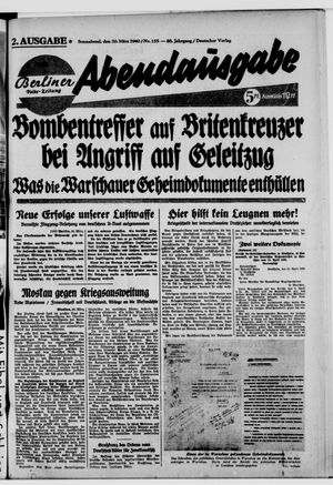 Berliner Volks-Zeitung vom 30.03.1940