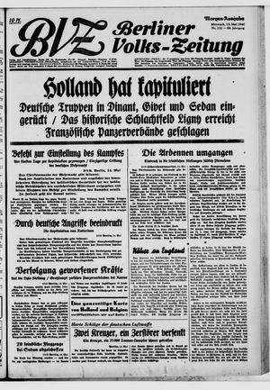 Berliner Volkszeitung vom 15.05.1940