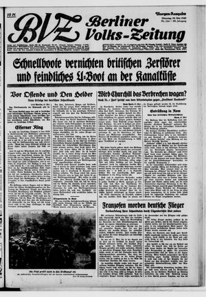Berliner Volks-Zeitung vom 28.05.1940