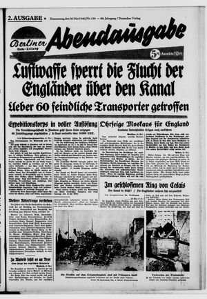 Berliner Volks-Zeitung vom 30.05.1940