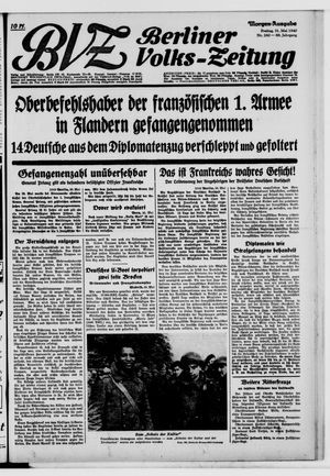 Berliner Volkszeitung vom 31.05.1940