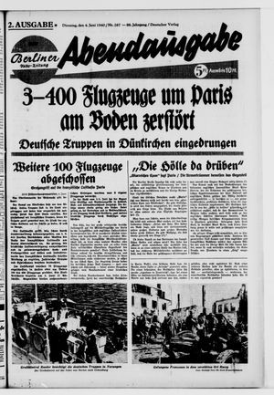 Berliner Volkszeitung vom 04.06.1940