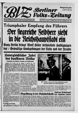 Berliner Volks-Zeitung vom 07.07.1940