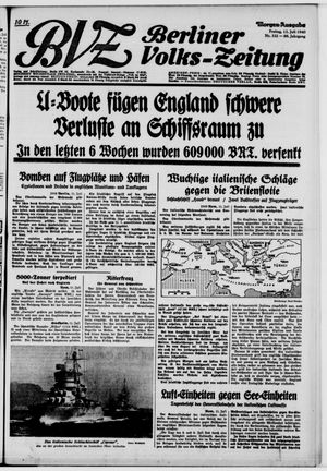 Berliner Volkszeitung vom 12.07.1940