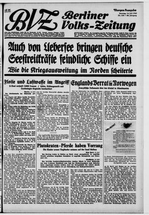 Berliner Volkszeitung vom 14.07.1940