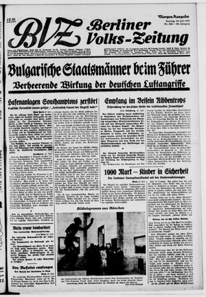 Berliner Volkszeitung vom 28.07.1940