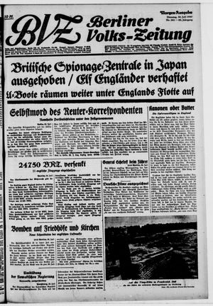 Berliner Volks-Zeitung vom 30.07.1940