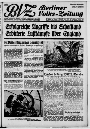 Berliner Volks-Zeitung vom 16.08.1940
