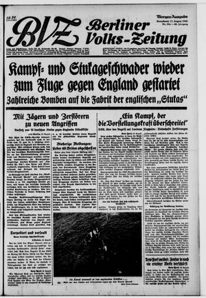 Berliner Volkszeitung vom 17.08.1940