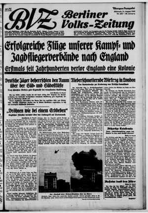 Berliner Volkszeitung vom 21.08.1940
