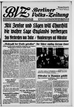 Berliner Volkszeitung vom 26.09.1940