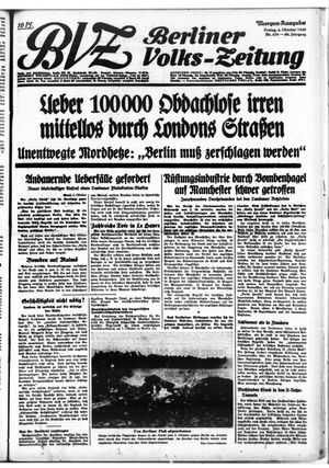 Berliner Volkszeitung vom 04.10.1940
