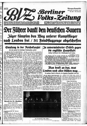 Berliner Volkszeitung vom 16.10.1940
