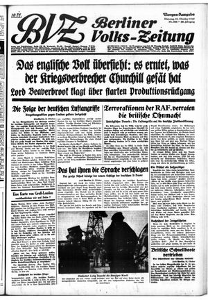Berliner Volkszeitung vom 22.10.1940