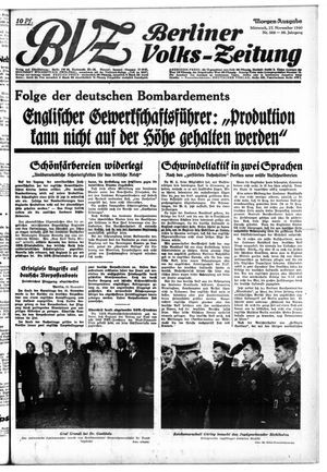 Berliner Volkszeitung vom 27.11.1940